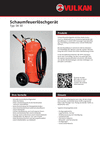 Produktdatenblatt Schaumfeuerlöschgerät SK 50