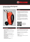 Produktdatenblatt Schaumfeuerlöschgerät S 50 und Sf 50